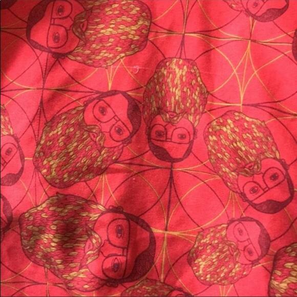 Ambiguous Red board shorts swim trunks Bearded Man Design men’s small - Picture 12 of 15